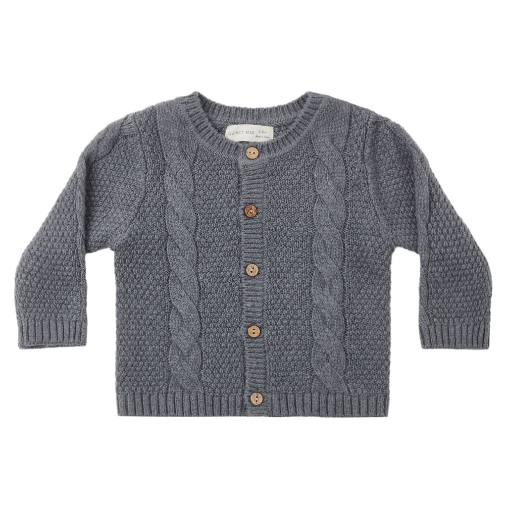 Quincy Mae Knit Cardigan Midnight