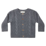 Quincy Mae Knit Cardigan Midnight