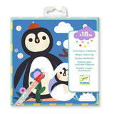 Djeco Magic Coloring Peekaboo! Baby Animals Around the World