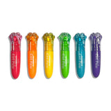 Lucky Cat Paw Scented Neon Highlighters - Set of 6