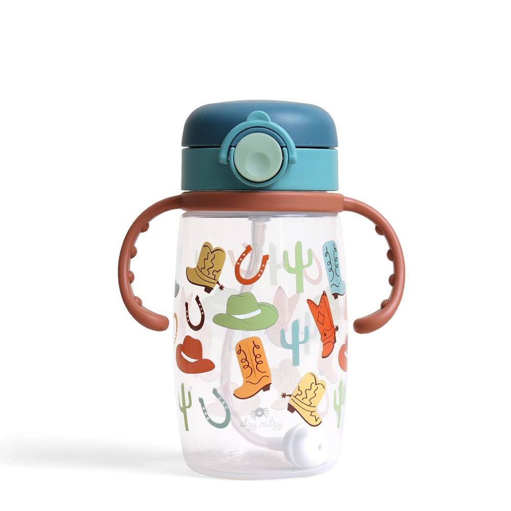 Itzy Sips™ - Straw Cup With Snap-Close Lid -Giddy Up! | Kol Kid