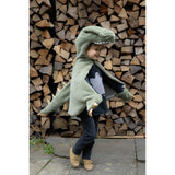 T-Rex Cuddle Cape, Green Size 2T