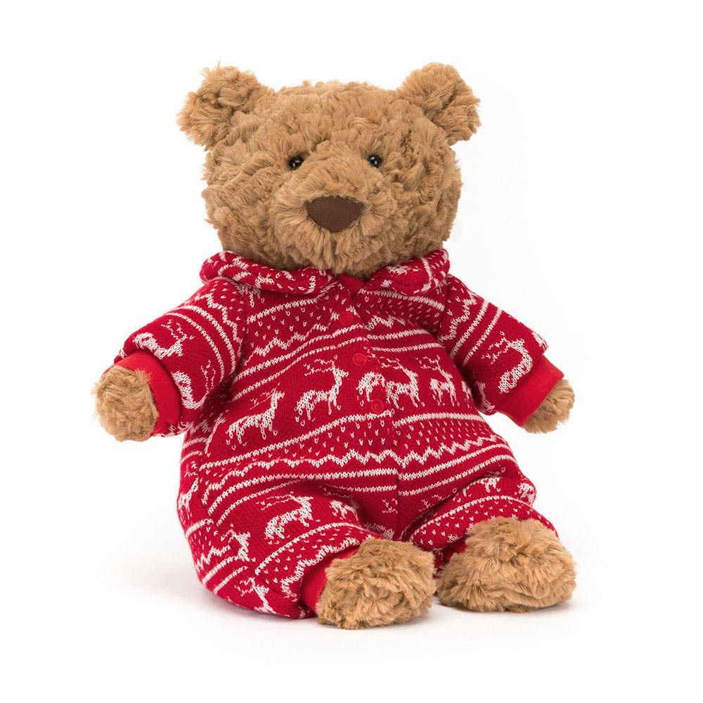 jellycat Bartholomew Bear Winter Pajamas