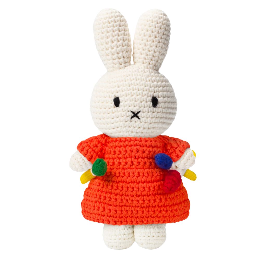 Miffy in Artist Dress Crochet Doll