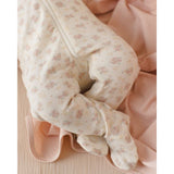 Quincy Mae Zip LS Sleeper Footie Flower Field
