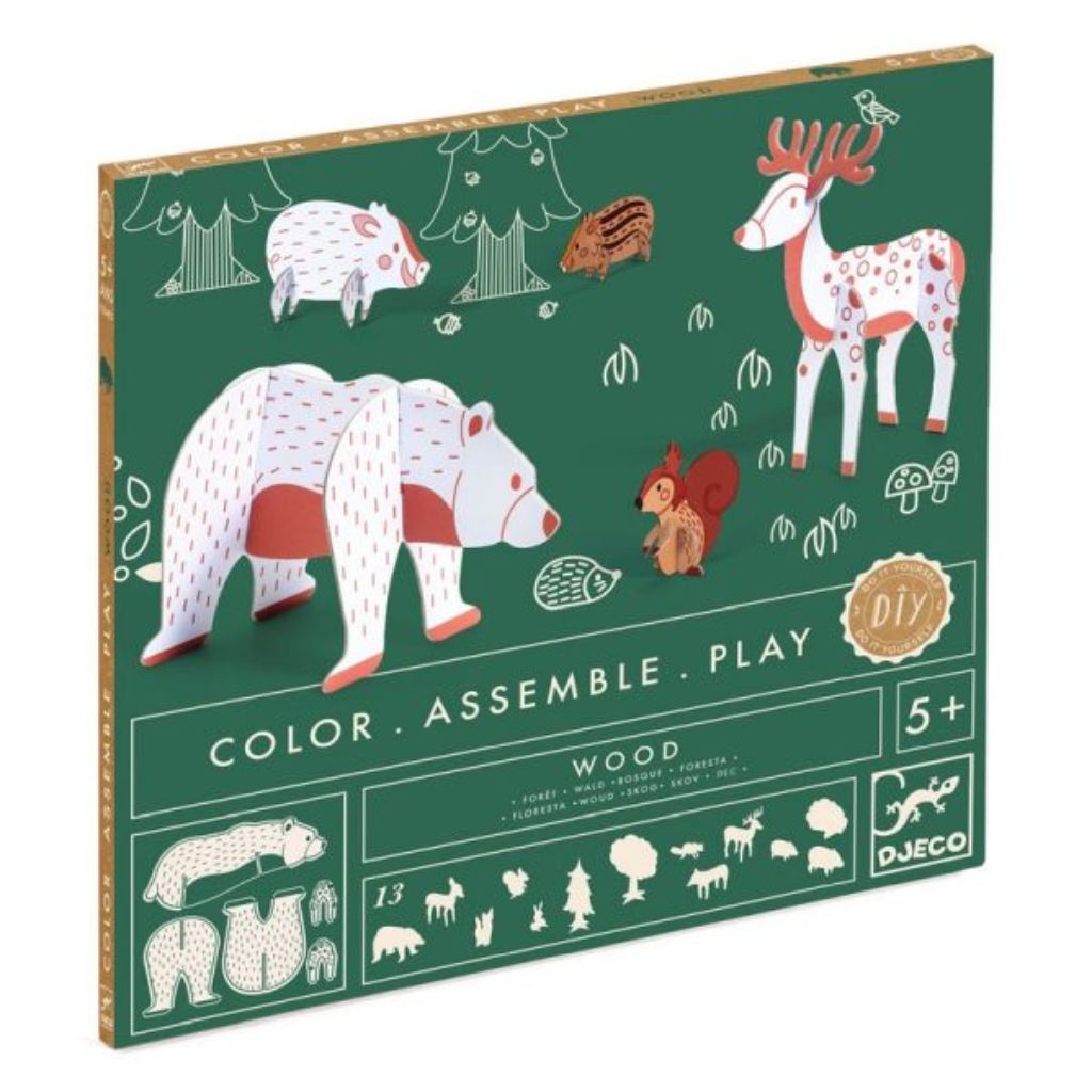 Djeco Color Assemble Play - Wood