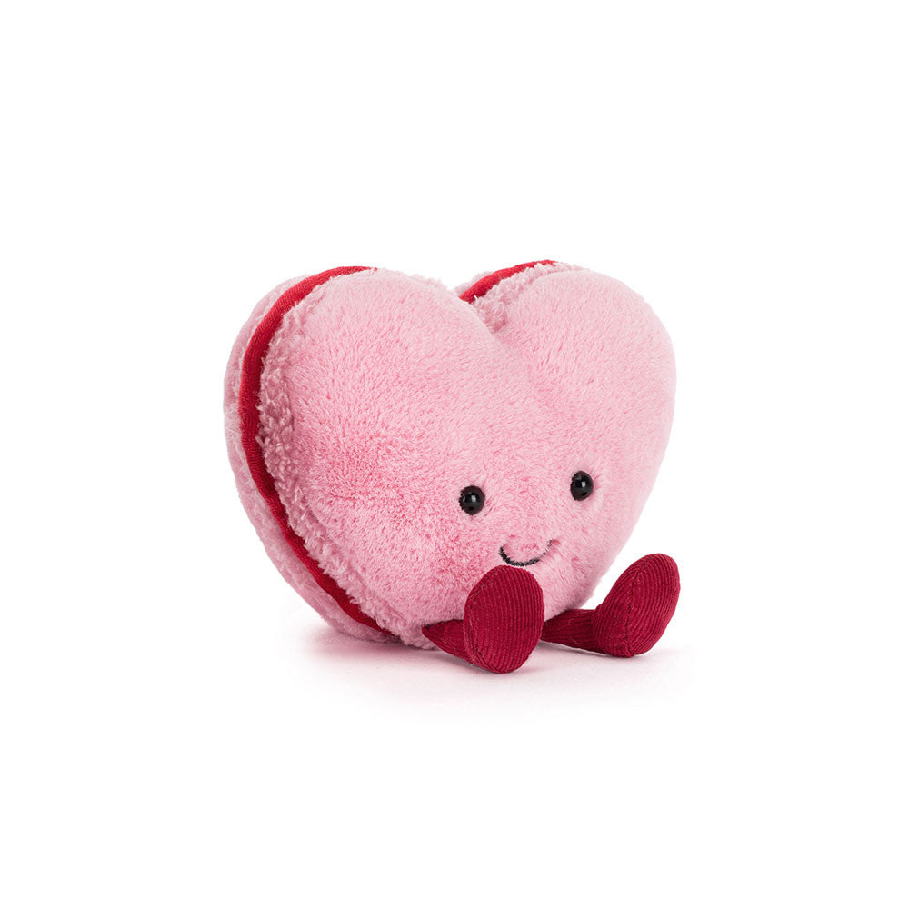 Amuseables Colette Heart Macaron (Pink) | Jellycat | Kol Kid