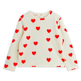 Mini Rodini Hearts aop Velour Top
