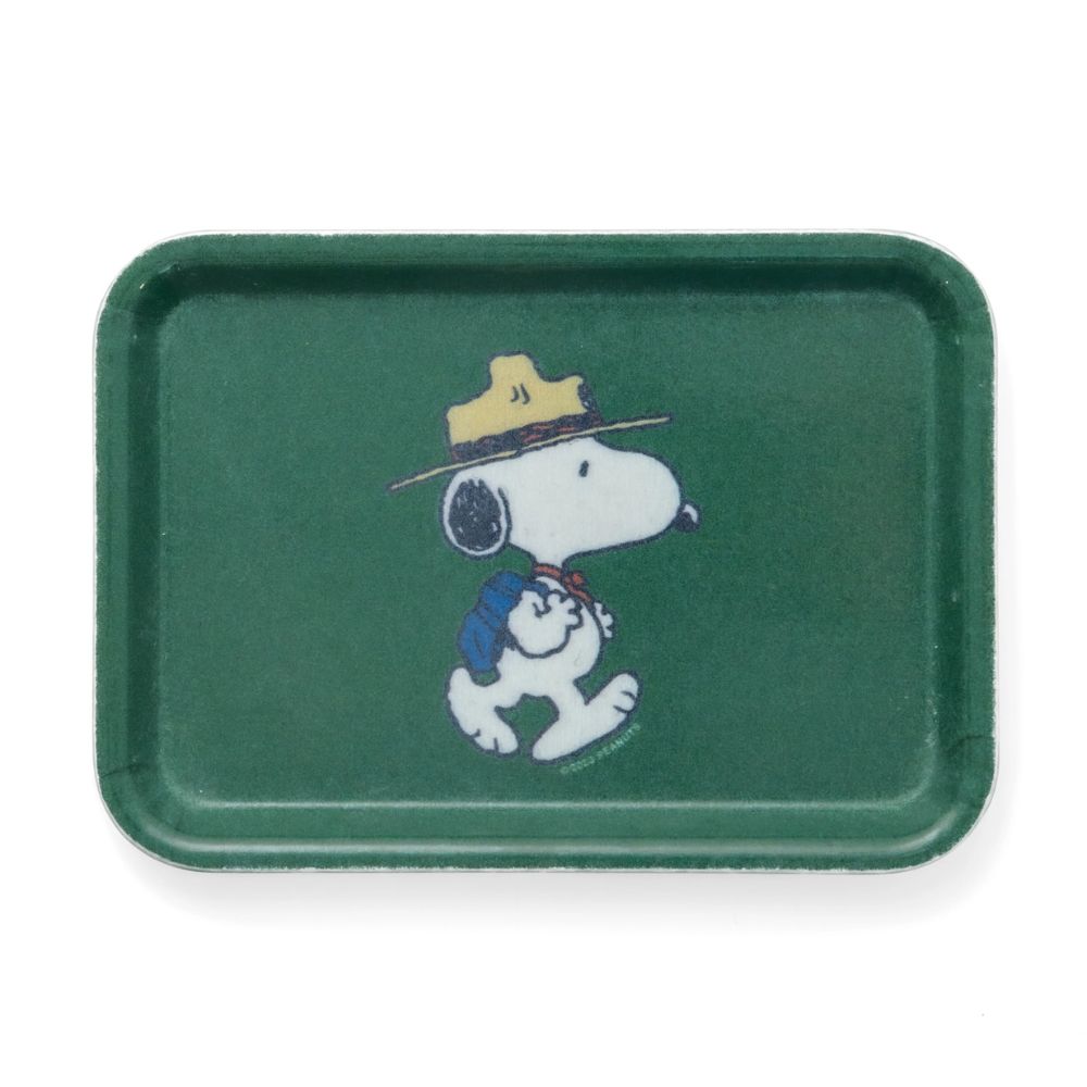3P4 X Peanuts - Snoopy Beagle Scout Hike Vintage-Style Tray