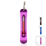 Brrr-ometer - Snowsport Zipperpull Thermometer - Purple