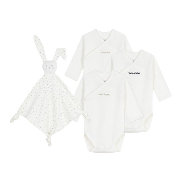 Petit Bateau Newborn Bodies and Soft Toy