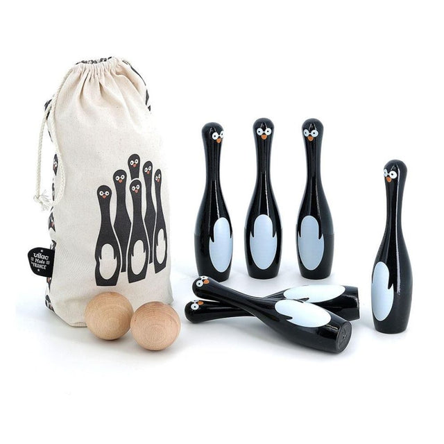 Vilac Play - Penguin Skittles Set