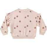 Rylee + Cru Ruffle Sweatshirt Clay Stars