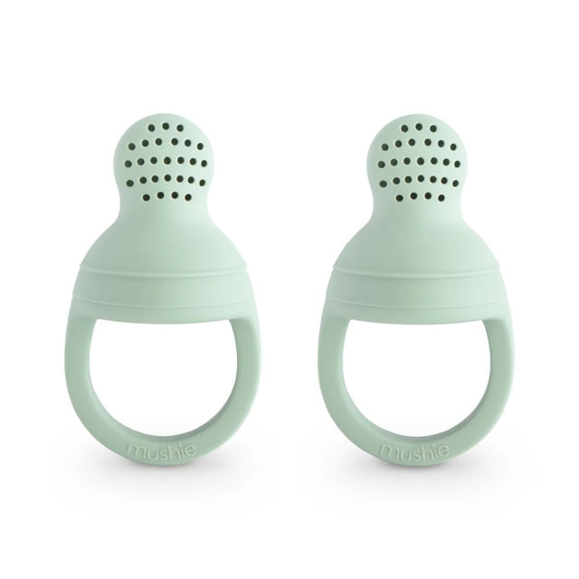 Mushie Silicone Fresh Food Feeder 2 Pack - Cambridge Blue