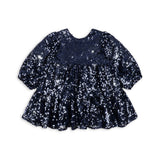 Konges Sløjd Lila Sequins Bow Dress Total Eclipse