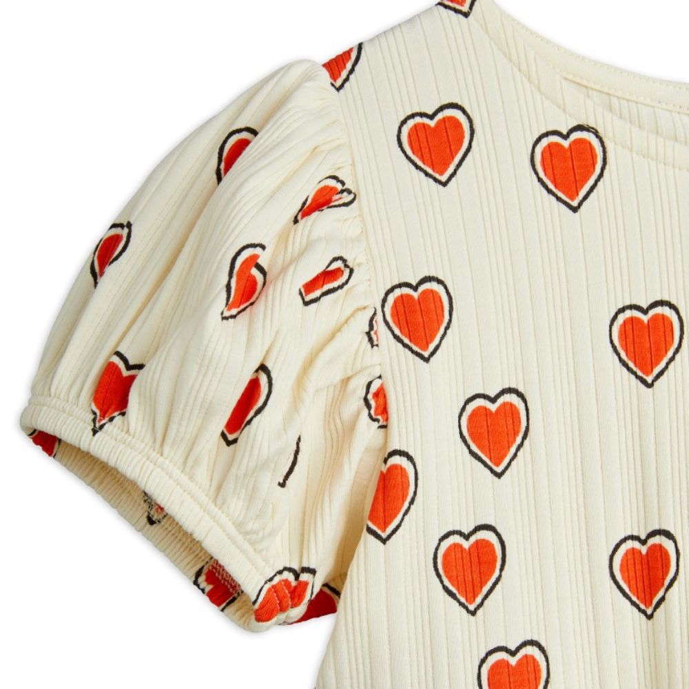 Mini Rodini Outlined Hearts aop SS Dress