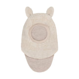 Huttelihut Balaclava Ears Wool Teddy Cement