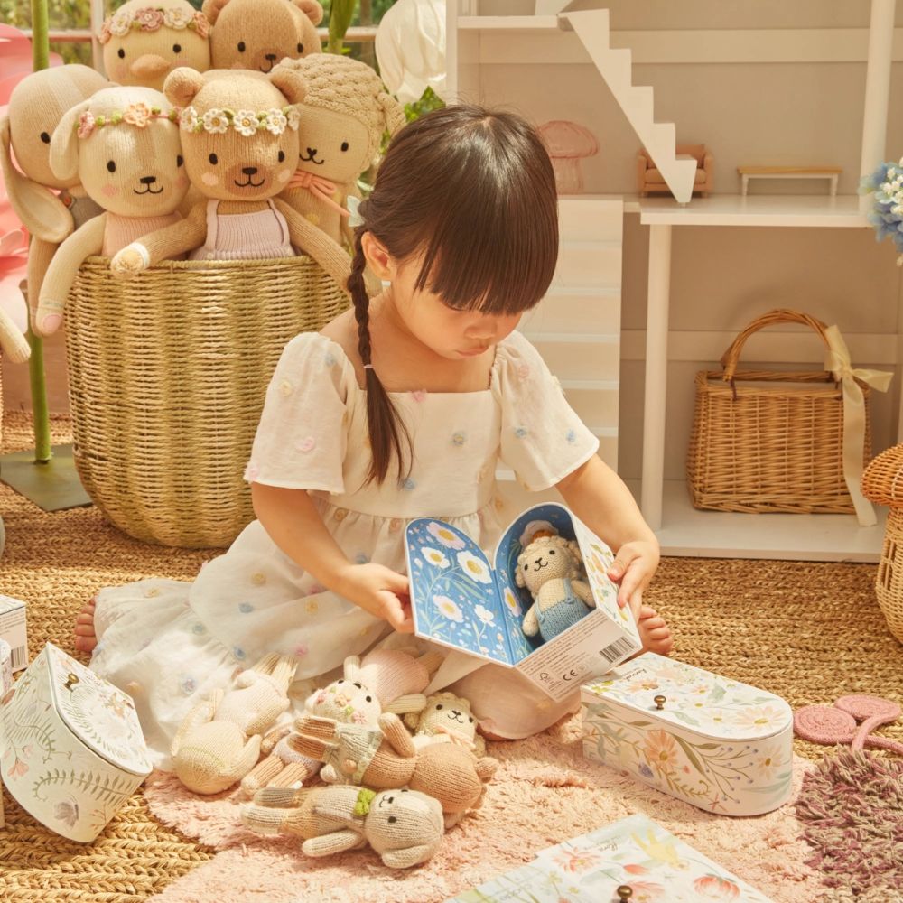 Cuddle and Kind Tiny Sebastian the Lamb