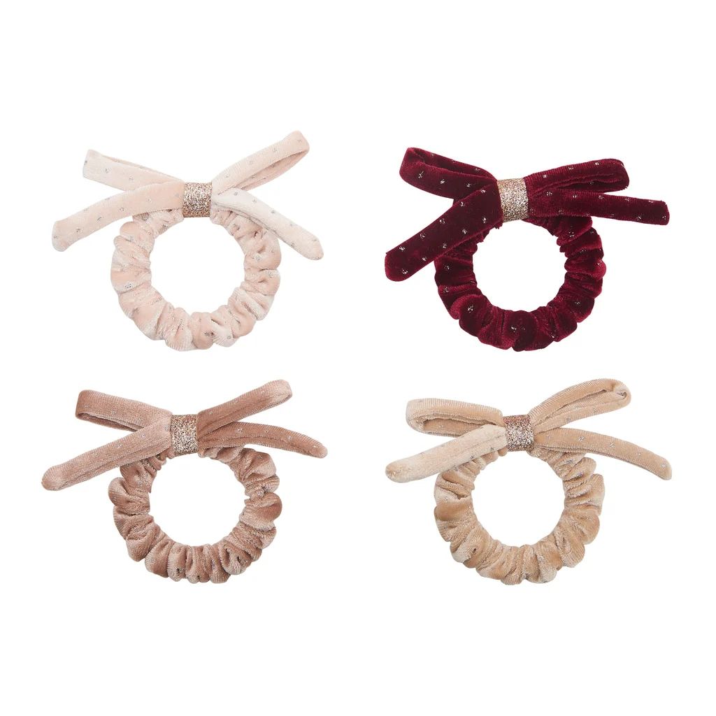 Mimi & Lula - Velvet Bow Scrunchies