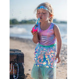 Bling Bling Mermaid Skirt & Hairclip Set Mint, 4-6