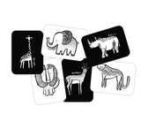 Wee Gallery Art Cards For Baby - Safari Collection