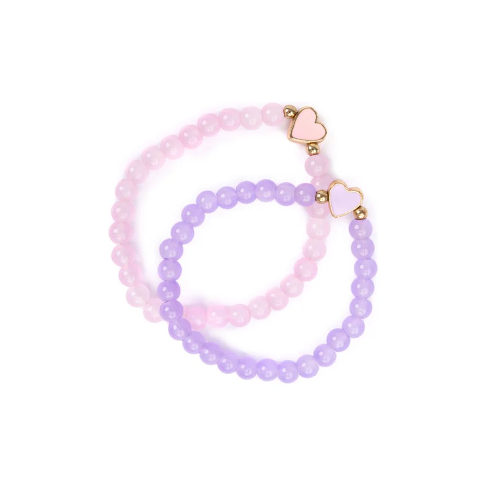 Boutique Chic With all My Heart Bracelets, 2pcs