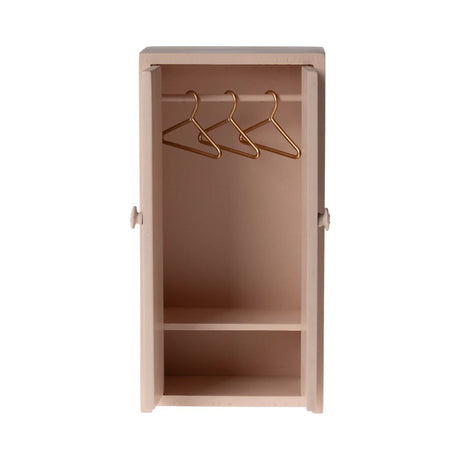 Maileg Wooden Closet, Mouse - Light rose