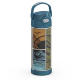Thermos FUNtainer Water Bottle with Spout and Locking Lid- Jurassic World 470ml