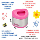 Yumbox Cubi Kids 10oz Thermal Food Jar For Hot and Cold Food - Berry Pink