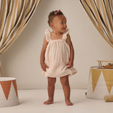 Quincy Mae Ruffle Tank Dress Vintage Stripe