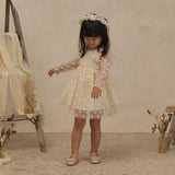 Noralee Celine Dress Embroidered Daisy