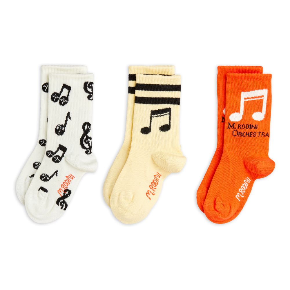 Mini Rodini Note 3pack Socks