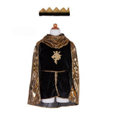 Golden Knight with Tunic Cape and Crown