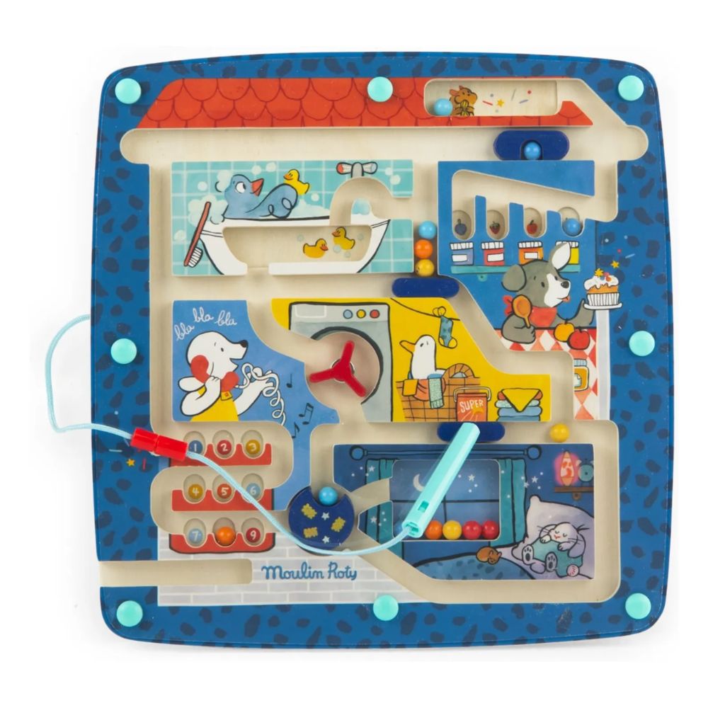 Moulin Roty Puce & Pilou - Magnetic Maze