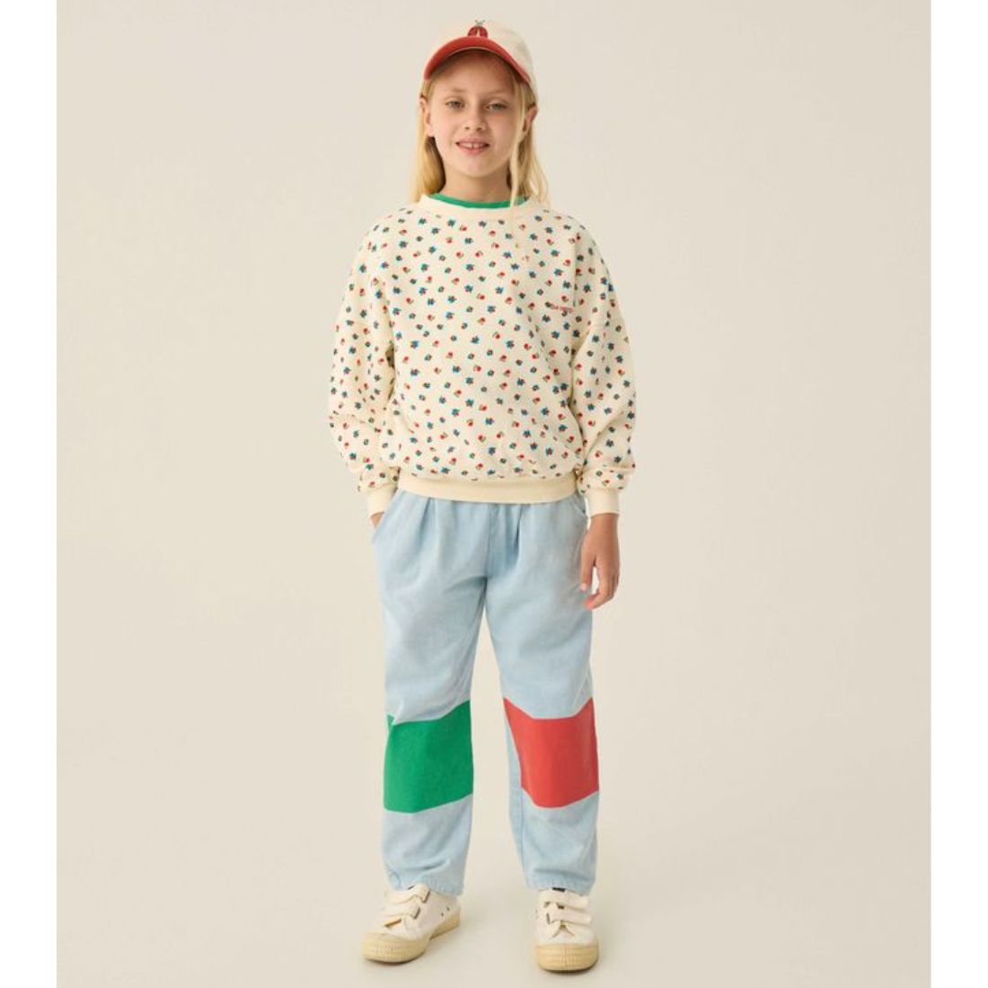 The Campamento Small Flowers Allover Sweatshirt