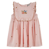 Emile & Ida Baby Embroidered Dress M