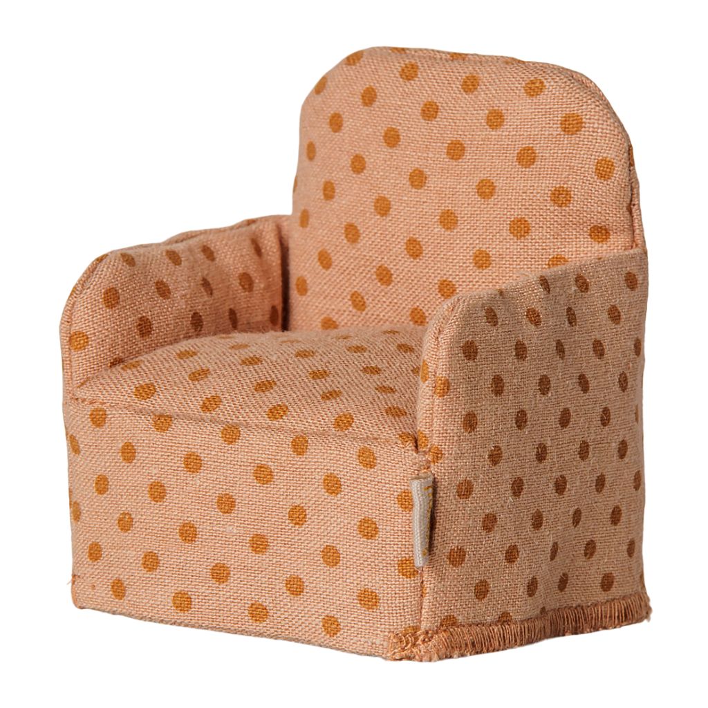 Maileg Folding chair, Mouse - Dots