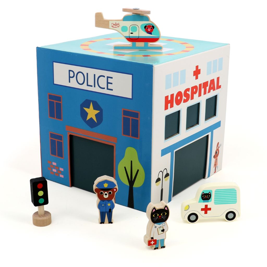 Vilac Pop-Up Playset, Rescue