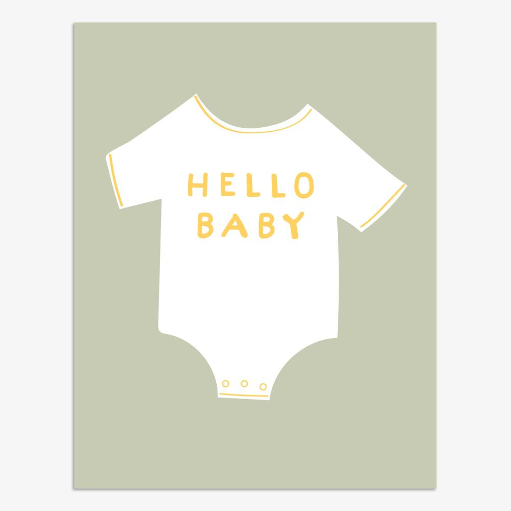 Hello baby Card