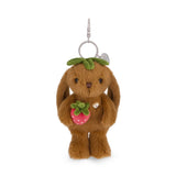 Snuggle Bunnies Keyring - Penelope with Strawberry