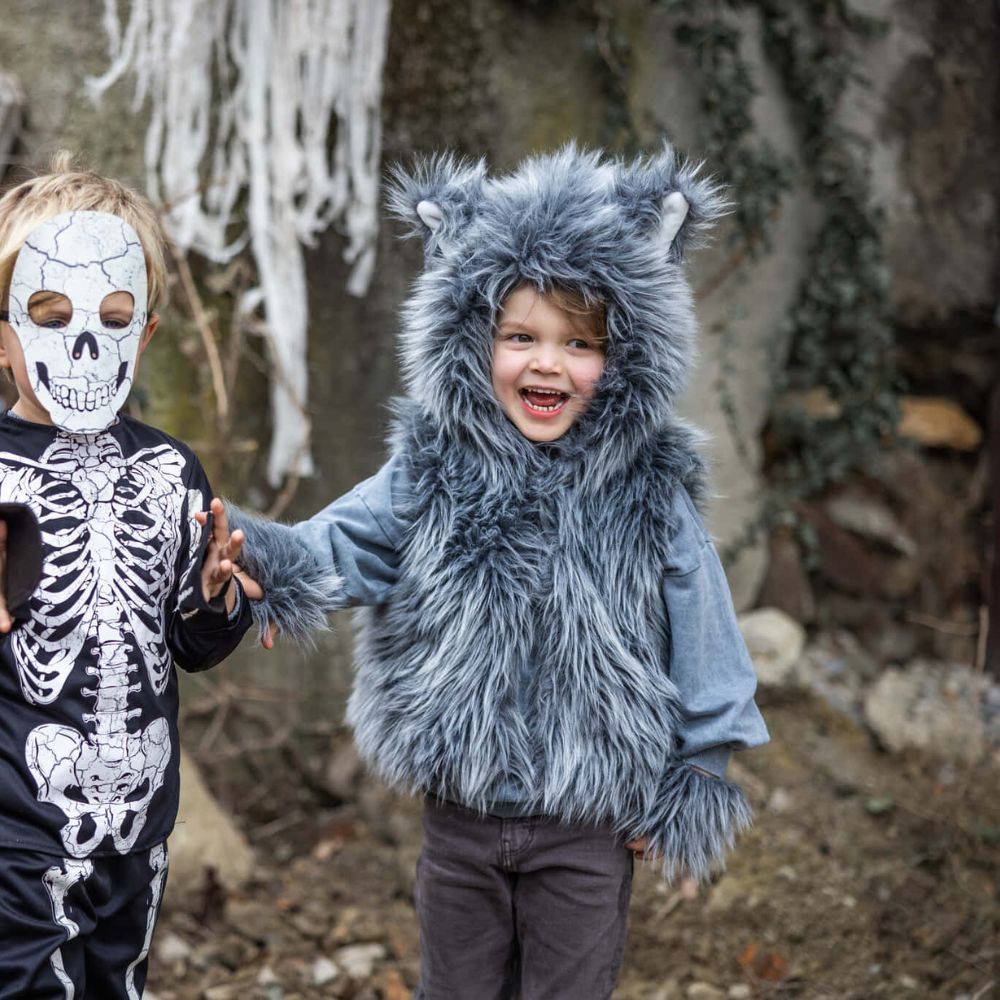 Big Bad Wolf Vest with Gloves, Size 3-4