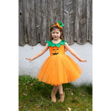 Pumpkin Patch Princess Dress & Headband Size 5-6