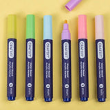 Crateit Pastel Markers 3mm 6pcs