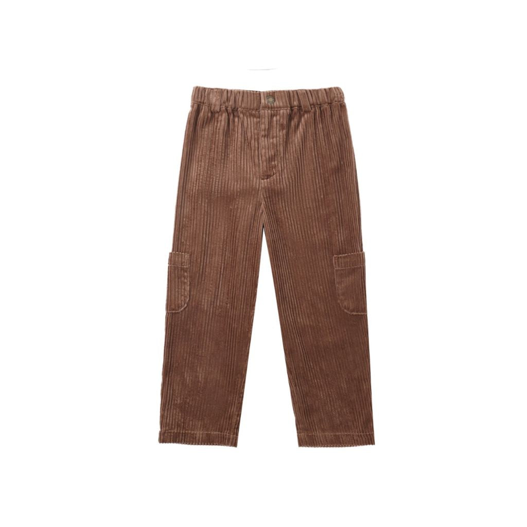 Rylee + Cru Relaxed Cargo Pant Mulberry M