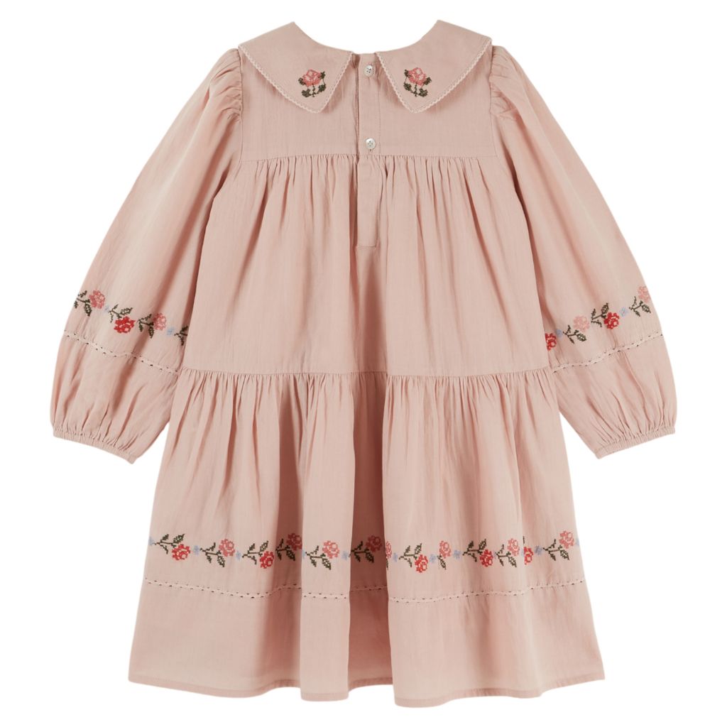 Emile & Ida Cross Stitch Dress Reed