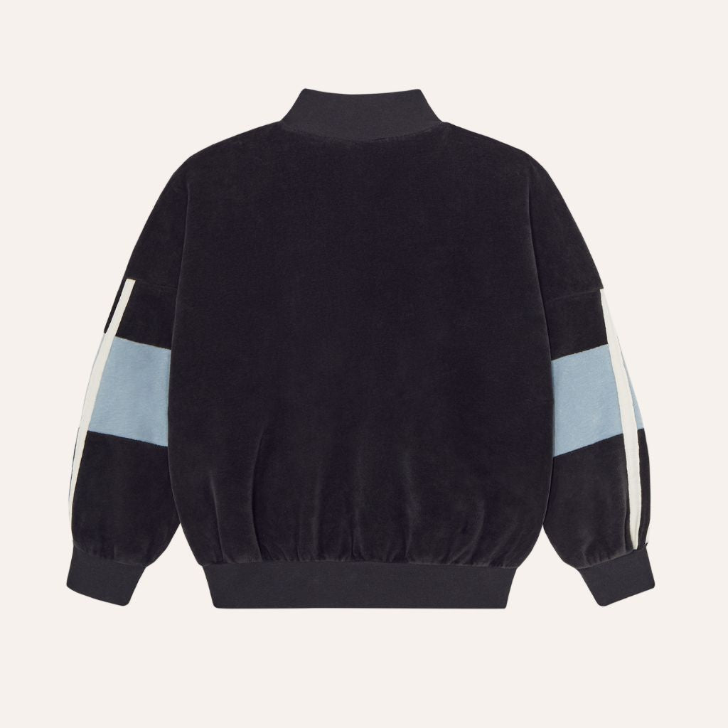 The Campamento Grey Color Block Sweatshirt