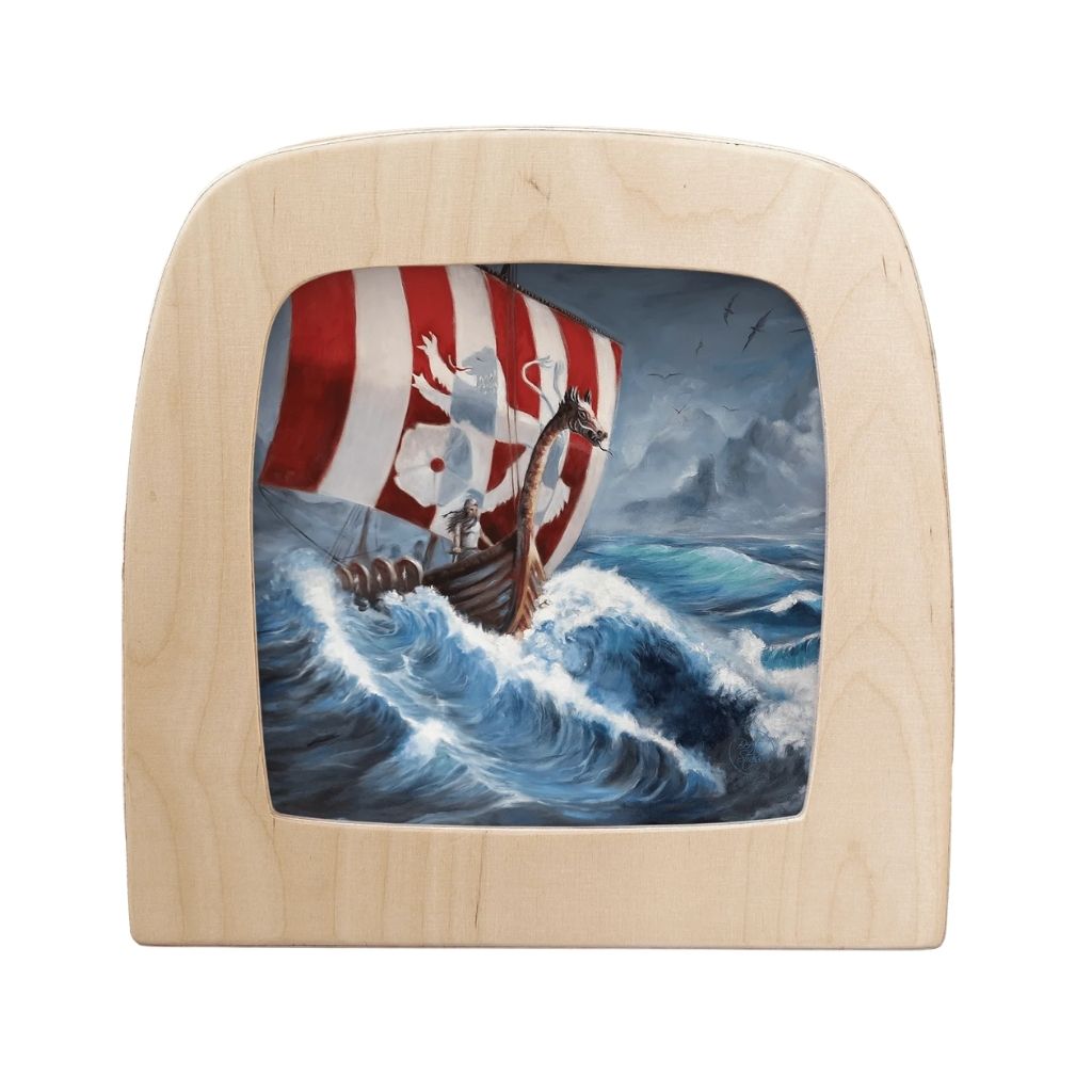 Silhouette Only - Berit Strasser - Viking Ship Silhouette for Toverlux Lamp
