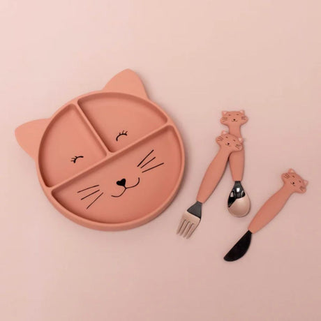 Trixie Silicone cutlery set 3-pack - Mrs. Cat