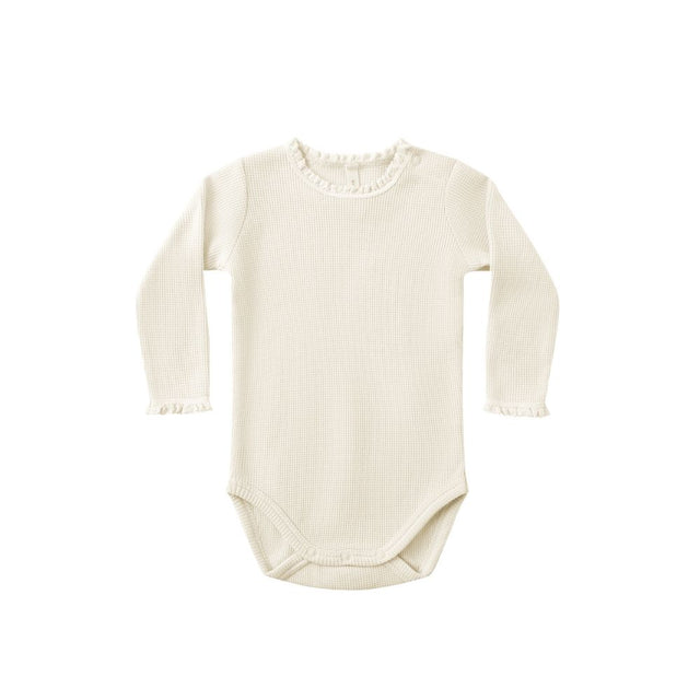 Quincy Mae Waffle LS Bodysuit N