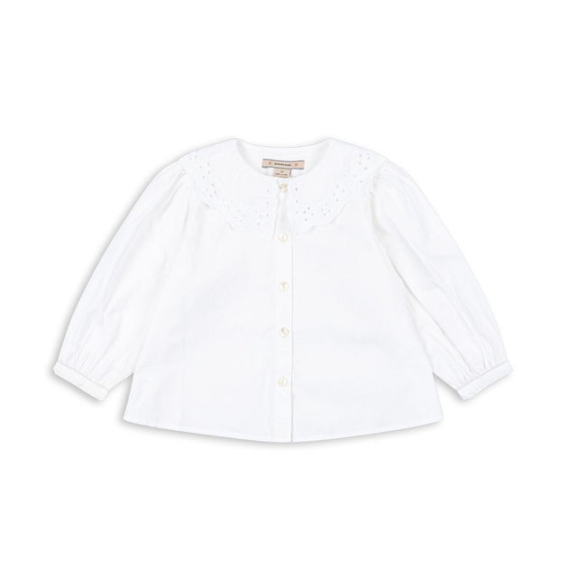 Konges Sløjd Rilo Collar Shirt Optic White